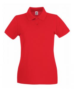 Red Ladies Polo Shirts