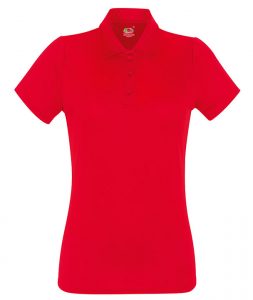 Red Ladies Polo Shirts